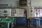 A voter casts a ballots inside a polling station in Rio de Janeiro, Brazil.&nbsp;