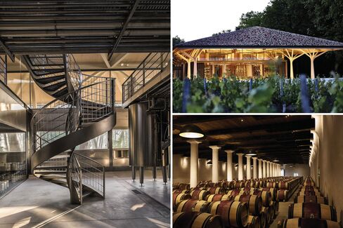 More scenes from the winery at the château.