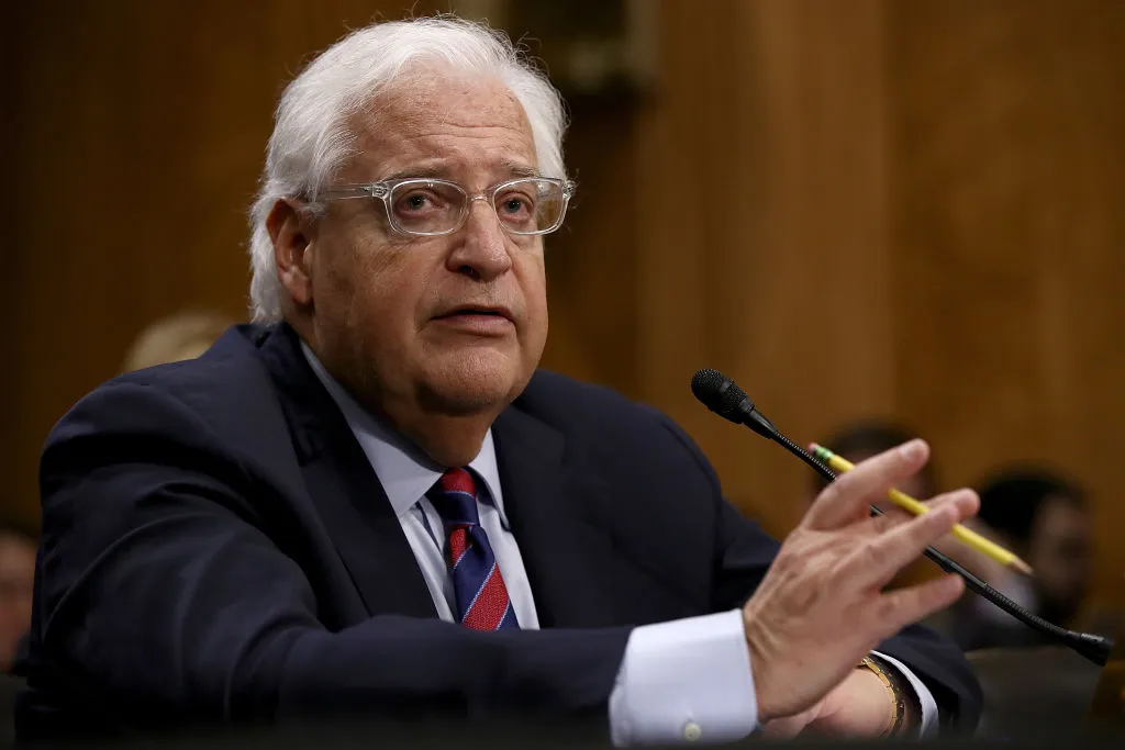 The new U.S. ambassador to Israel, David Friedman.
