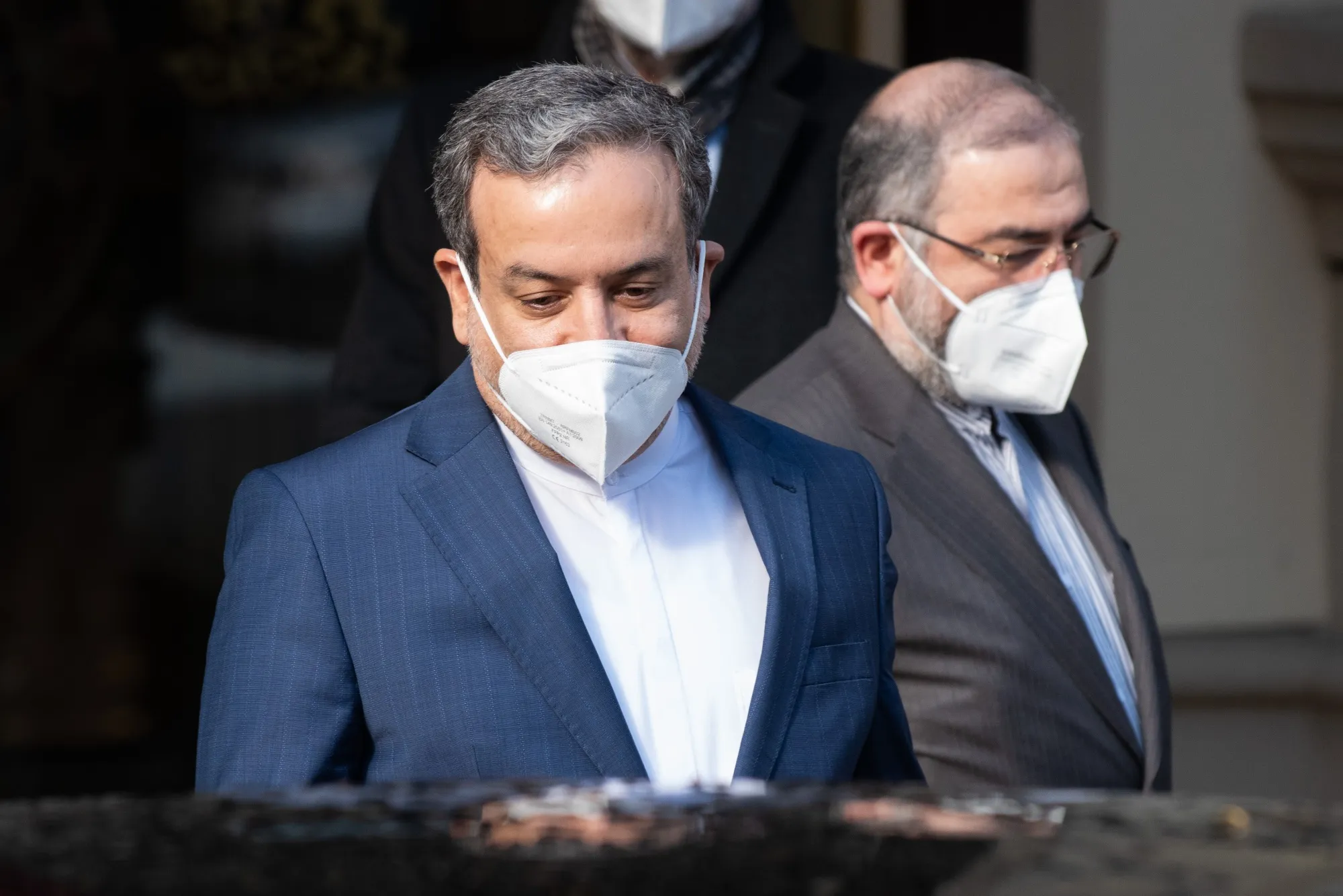 Abbas Araghchi after the Iran nuclear talks in Vienna on April 6.