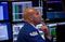 Trading On The Floor Of The NYSE As U.S. Stocks Climb Toward Fresh Records While Commodity Shares Lead