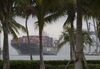 MIAMI BEACH, FLORIDA - JUNE 10: The Bremen Express cargo ship prepares to dock at PortMiami, which saw China as its top trading country in 2018, as trade tension continues between the U.S. and China on June 10, 2019 in Miami Beach, Florida. President Donald Trump announced a trade deal with Mexico and now the administration continues to work on an agreement to end the trade war with China. (Photo by Joe Raedle/Getty Images)