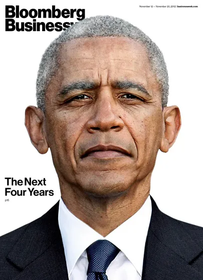 Cover of Bloomberg Businessweek Marks Reelection of President Obama