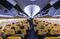 Passengers seen in the new Boeing Sky Interior cabin of