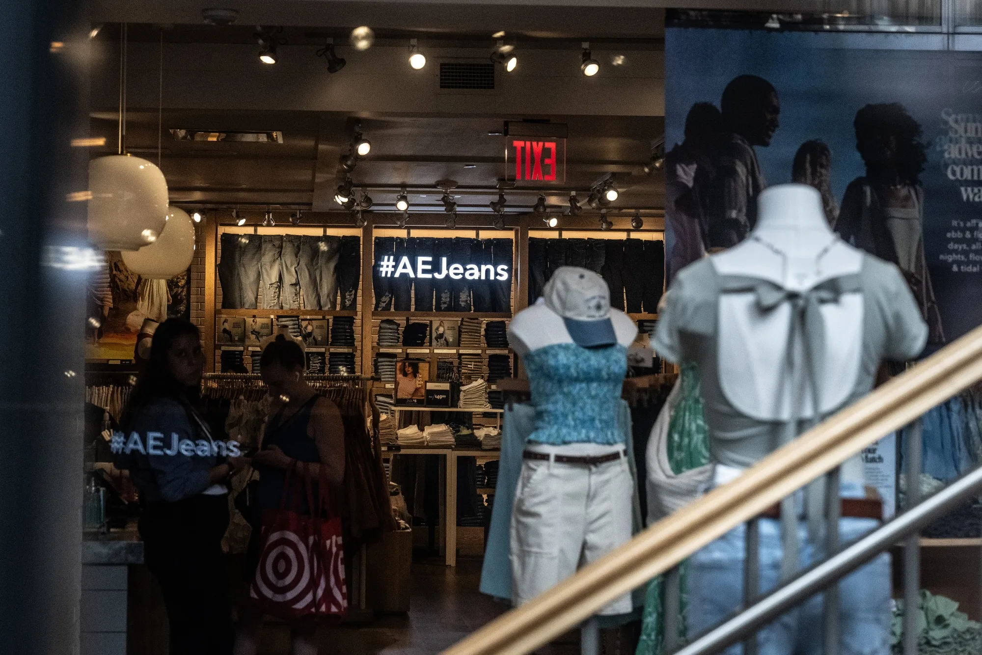 An American Eagle Outfitters store in New York.