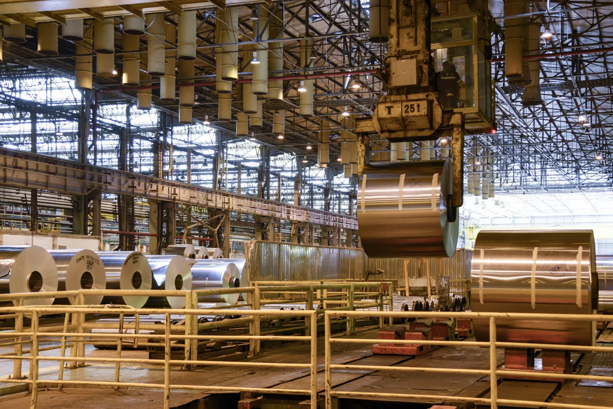 A Novelis Inc. facility in Pindamonhangaba, Brazil.