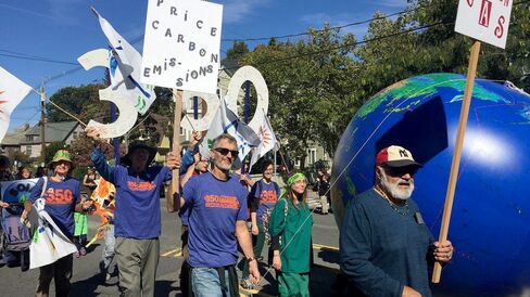Better Future Project/350 protest