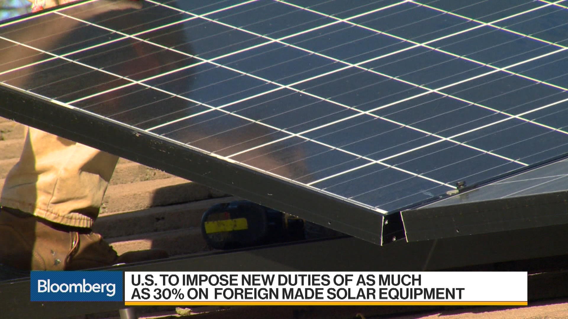 The US imports most of its solar panels. A new ruling may make