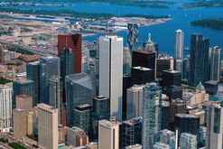 Residential And Commercial Buildings In Toronto Ahead Of GDP Figures 