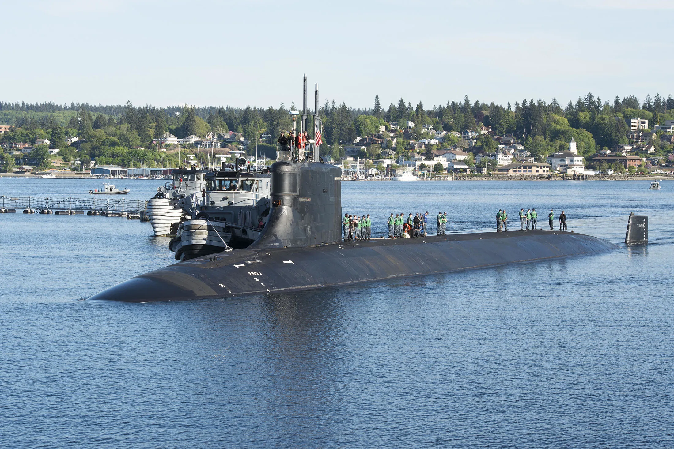 The USS Connecticut in 2018.
