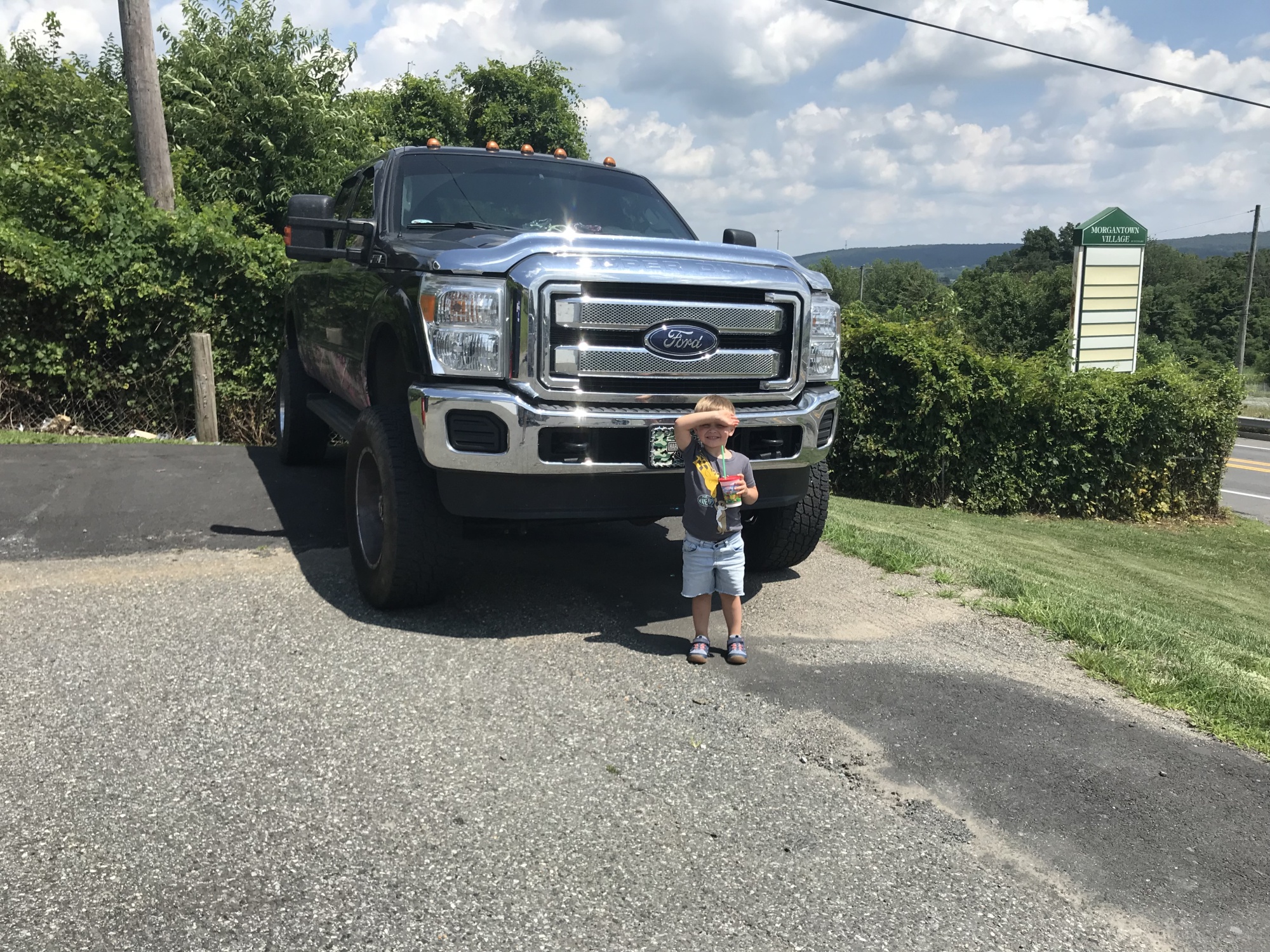 Set of Four Big Trucks