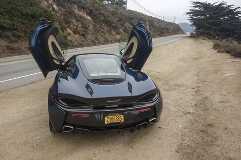 McLaren’s 570GT comes with a 562-horsepower, 3.8-liter twin turbo V8 engine.