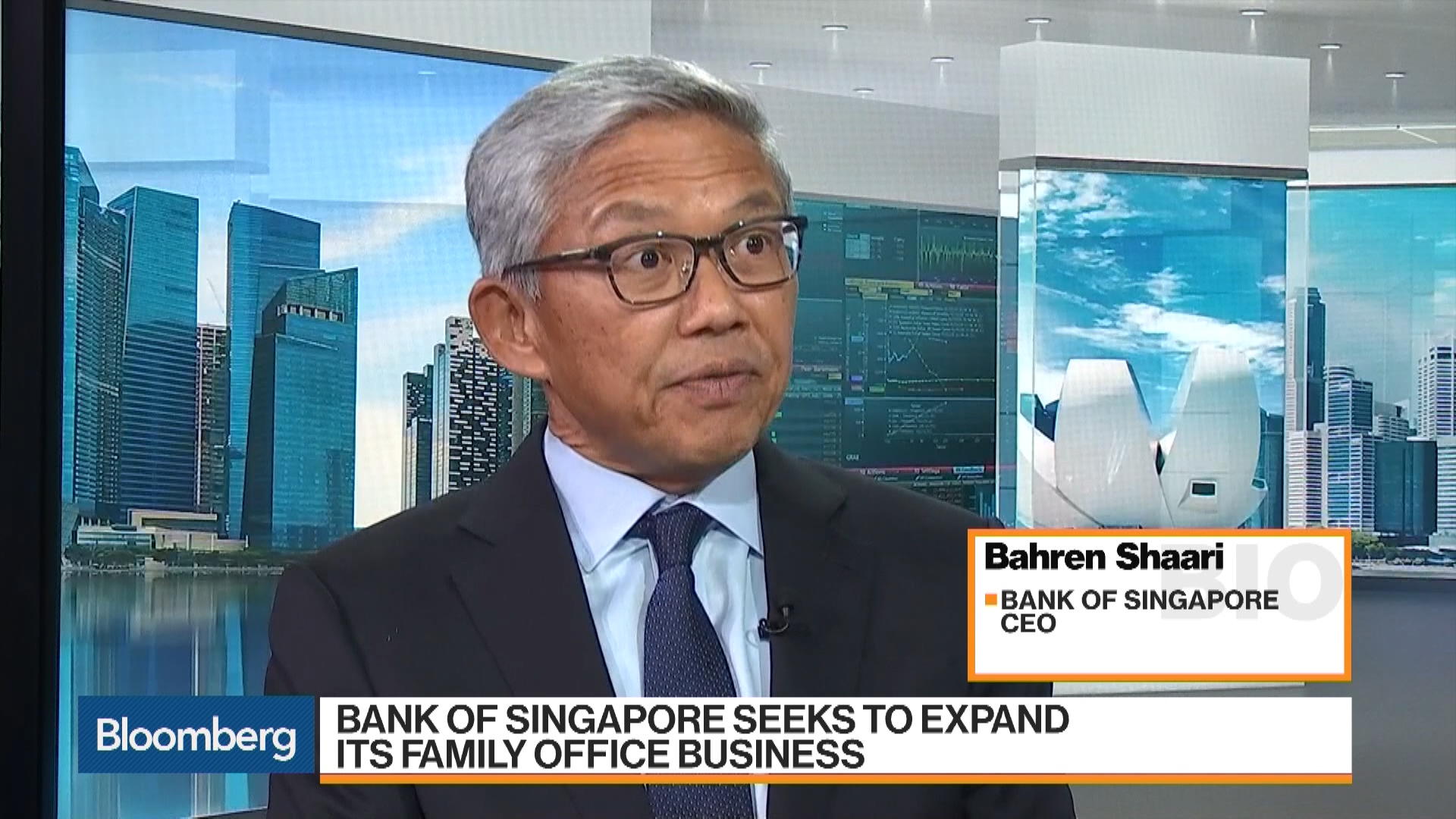 Watch Bank of Singapore CEO Says Priority Is to Grow Organically - Bloomberg