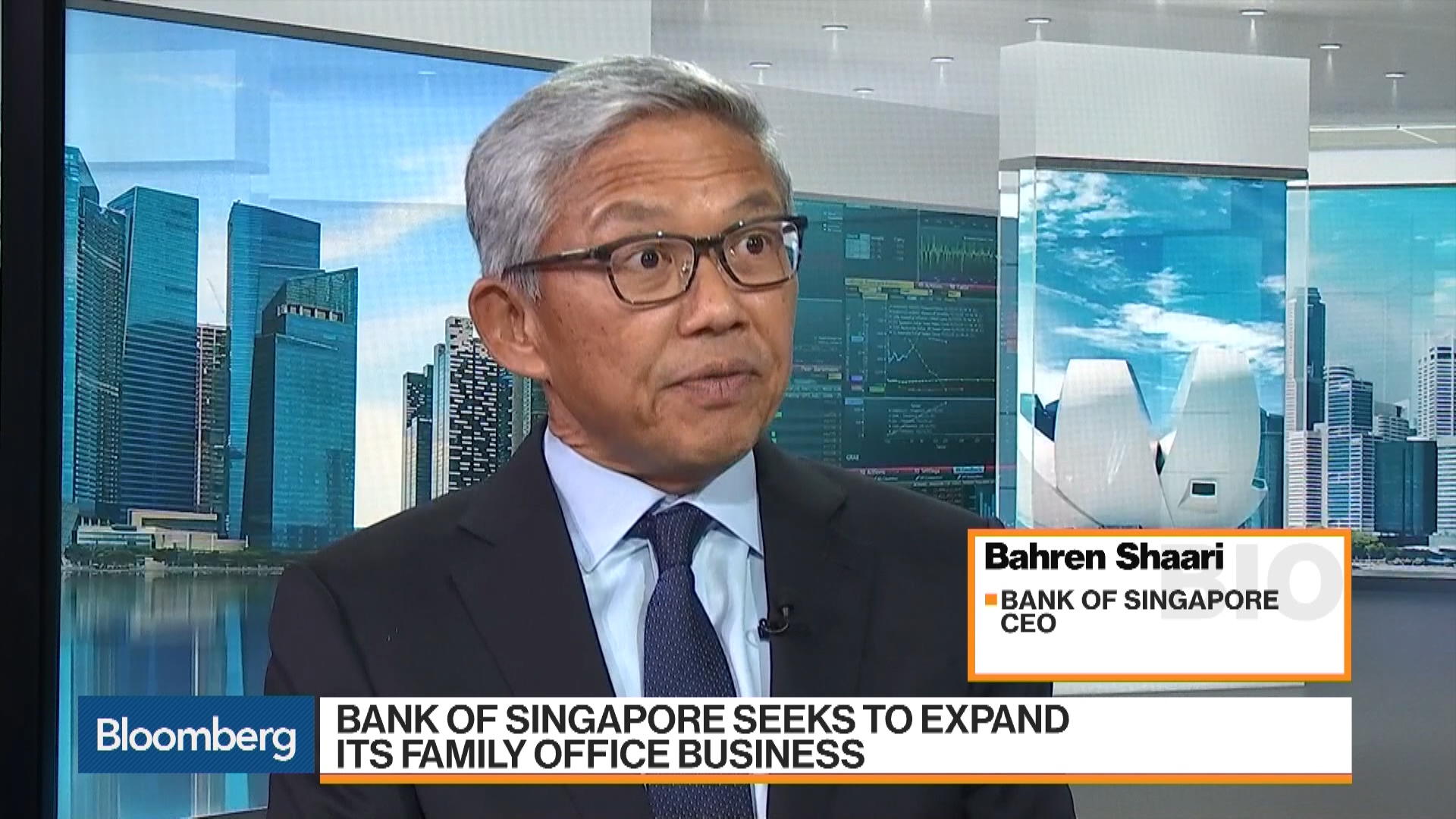 Bank of Singapore Seeks to Expand Its Family Office Business - Bloomberg