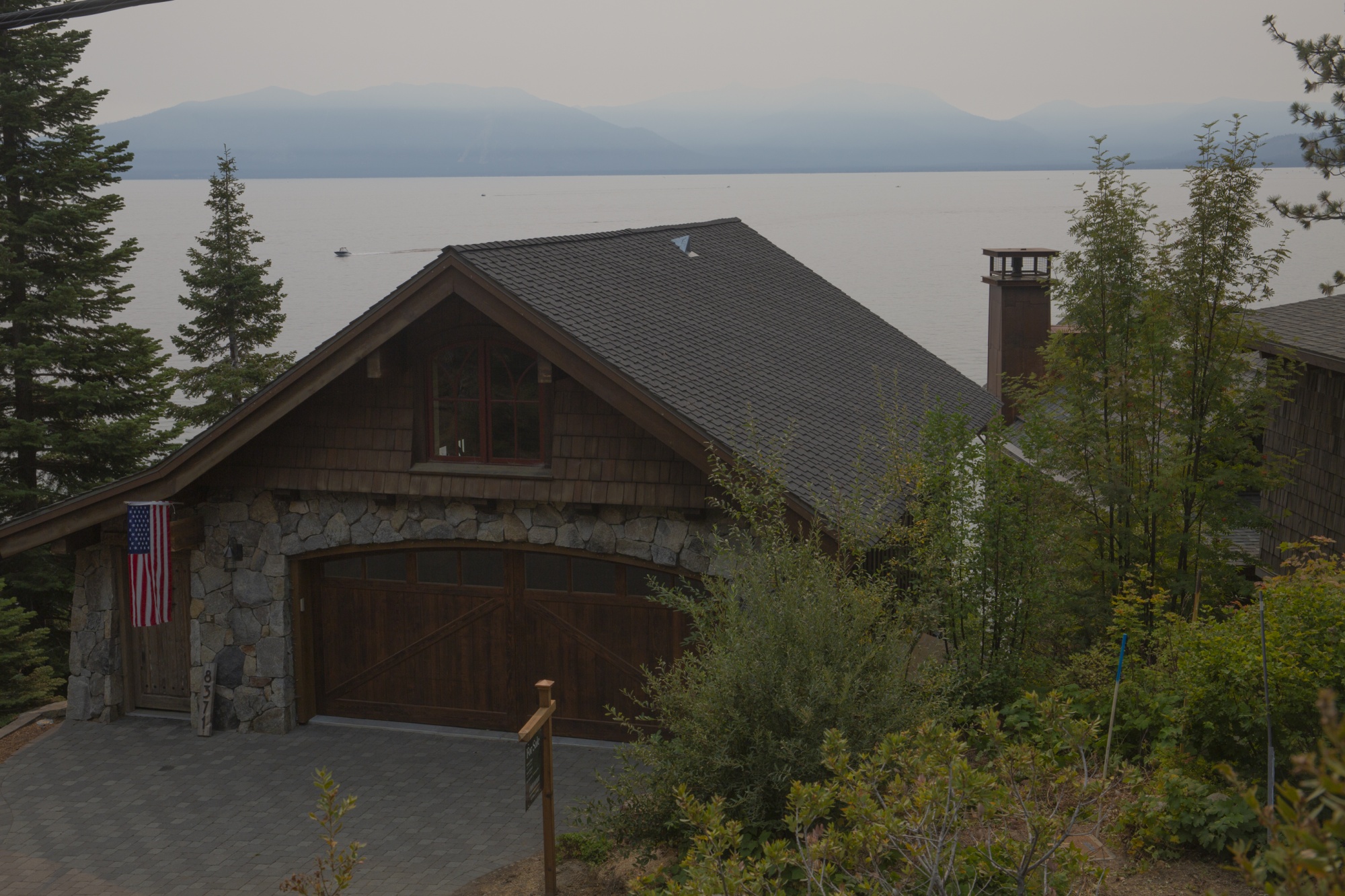 A home for sale near Emerald Bay in Lake Tahoe, California.