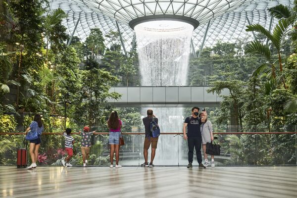 Inside Jewel Changi Airport Mall Ahead Of CPI Data