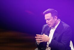 Billionaire Elon Musk at Paris Viva Tech Fair