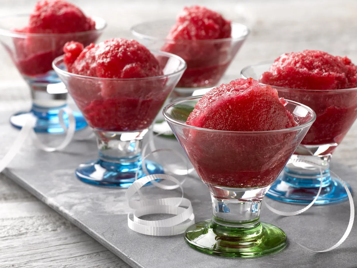 Cranberry sorbet, anyone?
