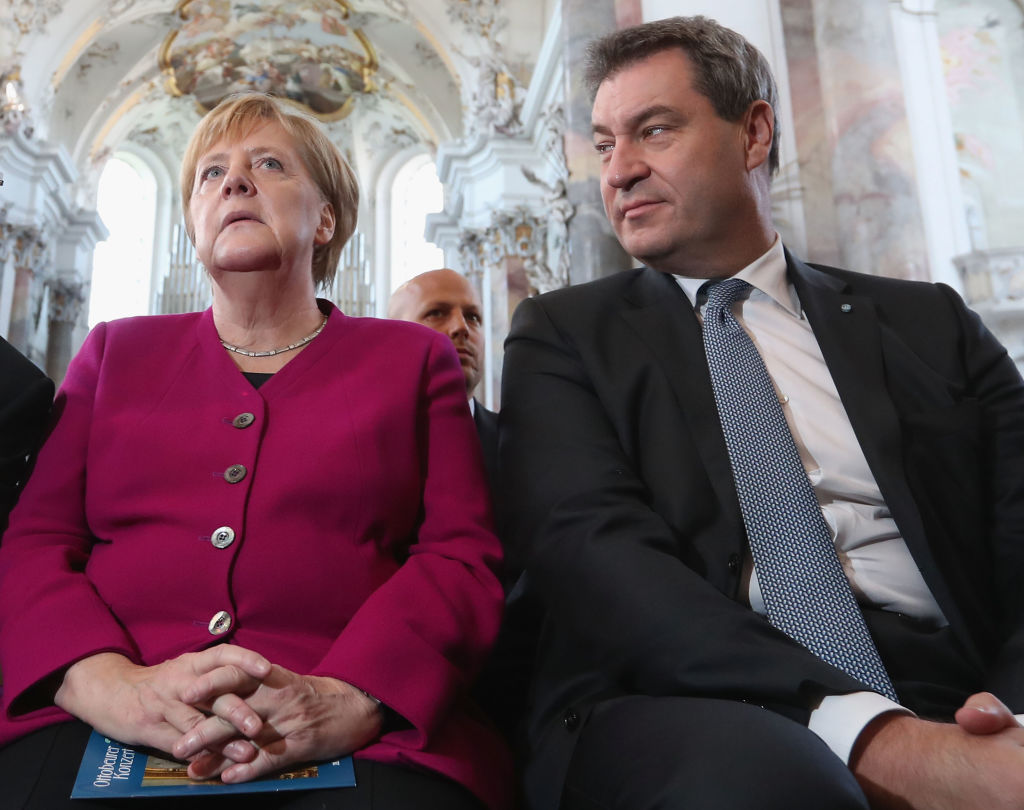 Angela Merkel Succession Battle Heats Up With Soeder One To Watch Bloomberg