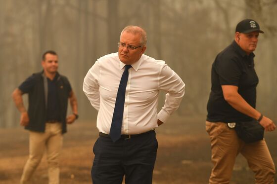 Morrison’s Ratings Tumble Over Handling of Australia Wildfires