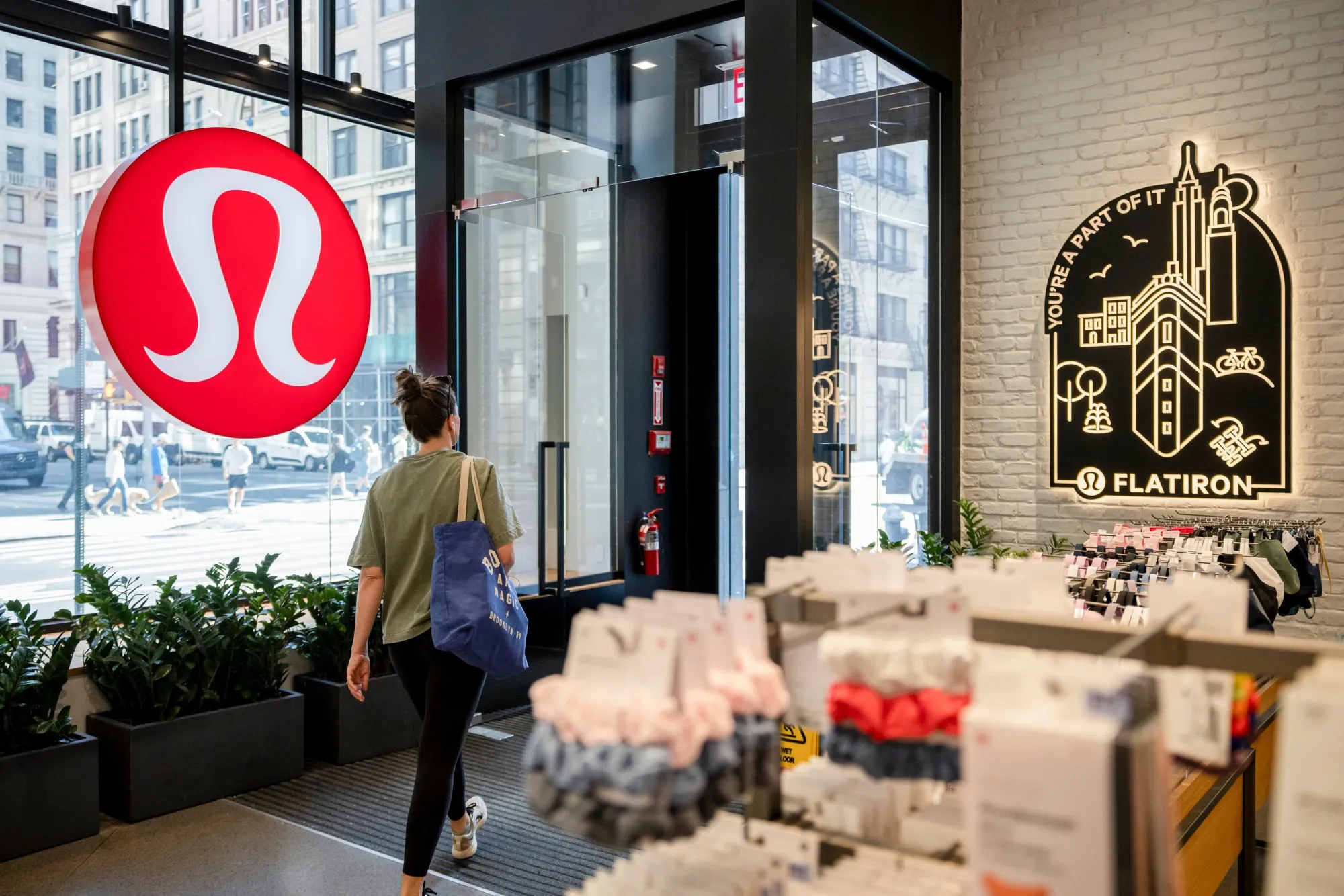 A Lululemon store in New York.