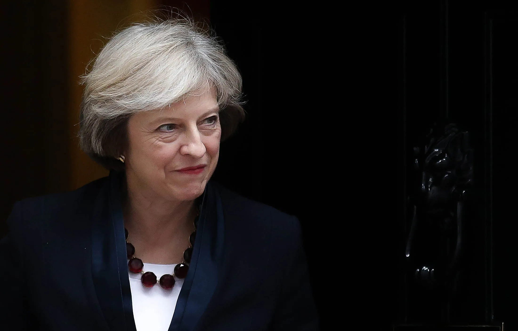 British Prime Minister Theresa May.
