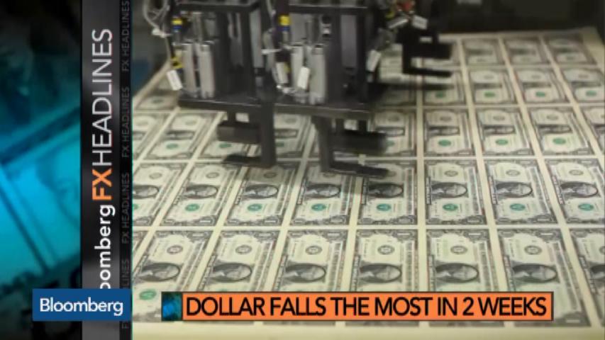Doller Fall Watch Dollar Falls Most in Two Weeks - Bloomberg