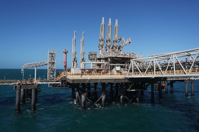Jetty Head at Chevron's Gorgon LNG and CCS Facility on Barrow Island