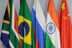 BRICS nation flags.