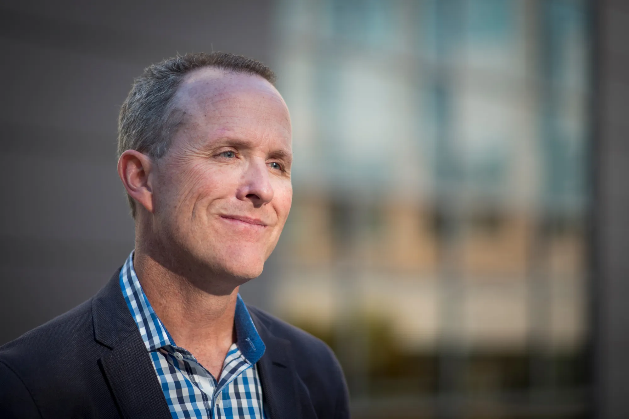 Michael Grimes in 2018. 