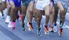 Runners wear the Nike Vaporfly sneakers during the Tokyo-Hakone College Ekiden on Jan. 3.