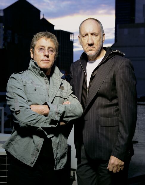 Roger Daltrey and Pete Townshend