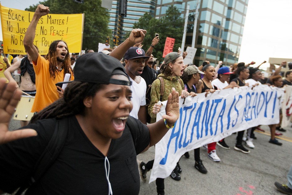 A rally in Atlanta, Georgia.