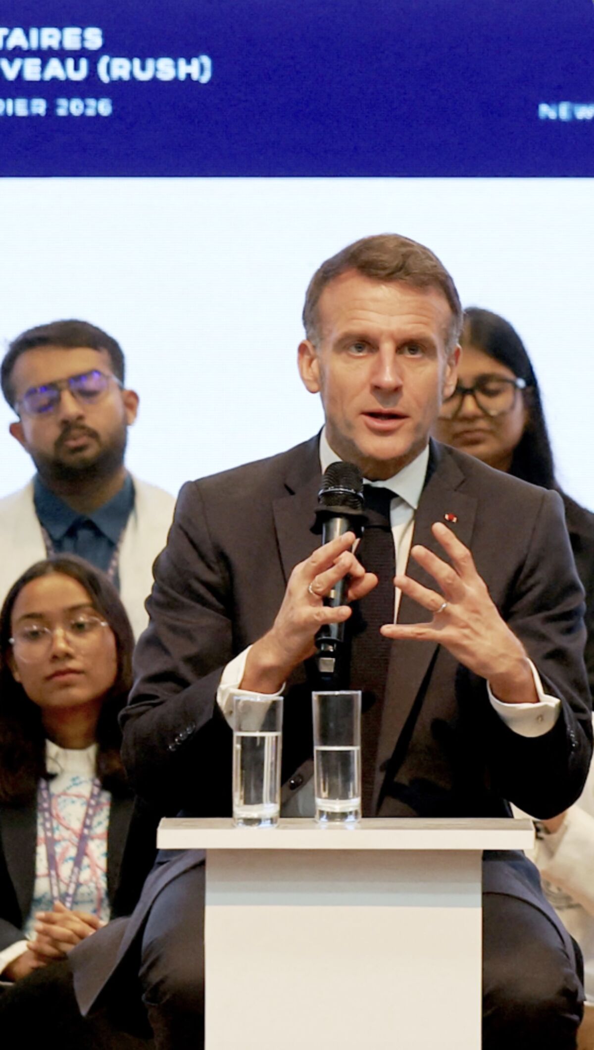 Macron Blasts Social Media's Free Speech Defense as 'Bullshit'