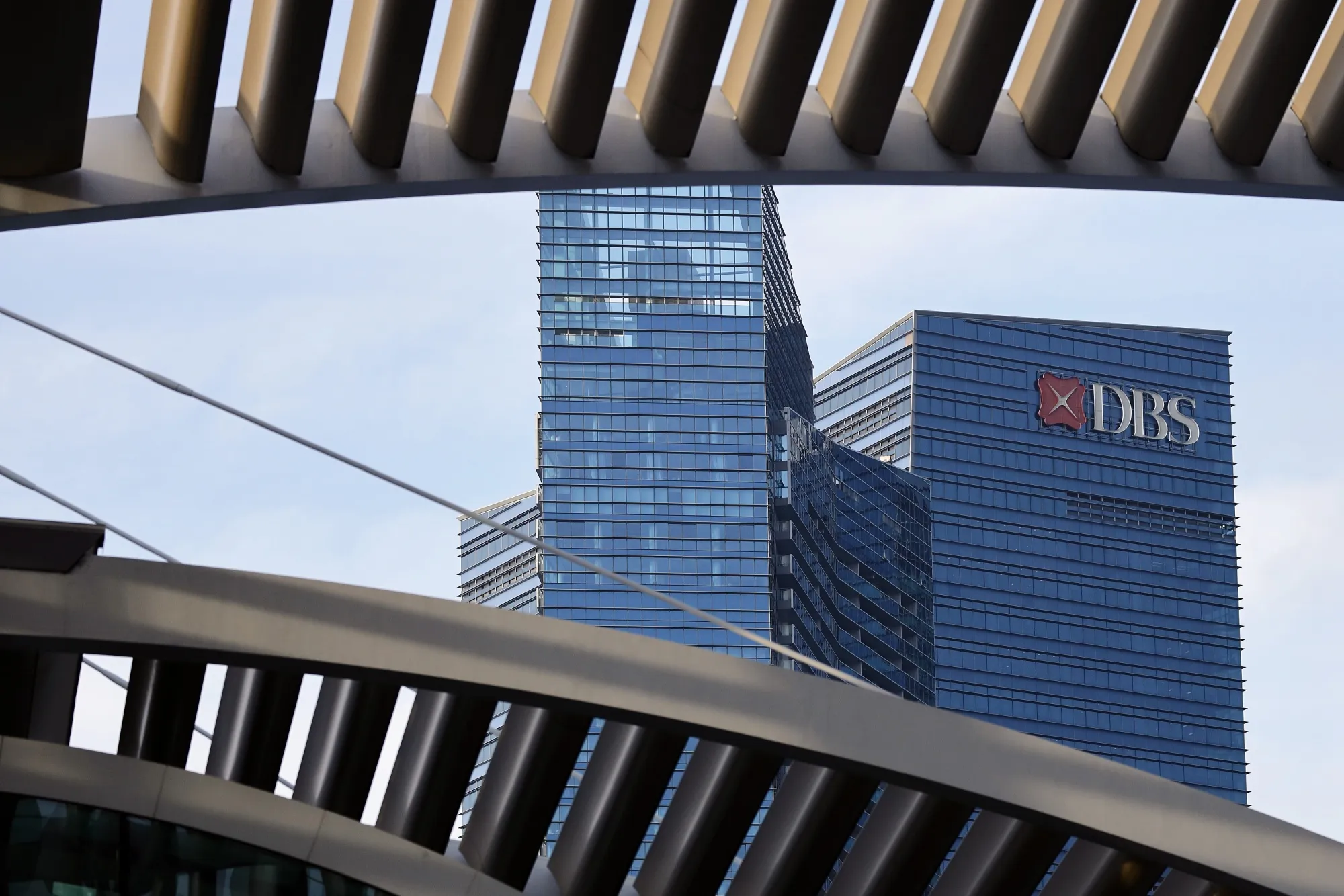 The DBS Group Holdings Ltd.&nbsp;headquarters building in Singapore.