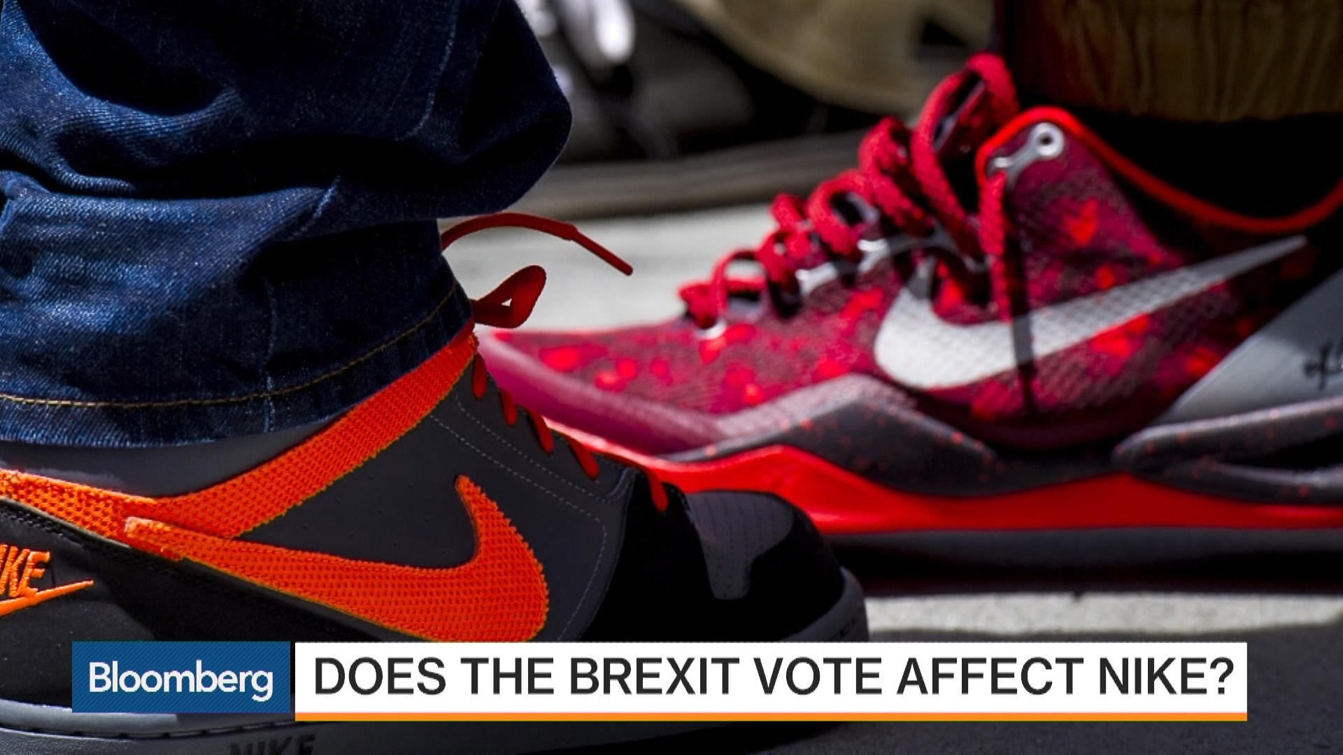 Faceta Sandalias alegría Watch Will the Brexit Vote Affect Nike? - Bloomberg