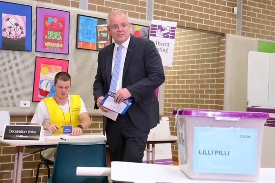 Australia's Morrison Leads Conservatives to Shock Election Win