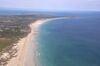 Cable Beach and the town of Broome