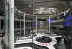 Employees work on the trading floor at the Tokyo Stock Exchange (TSE).