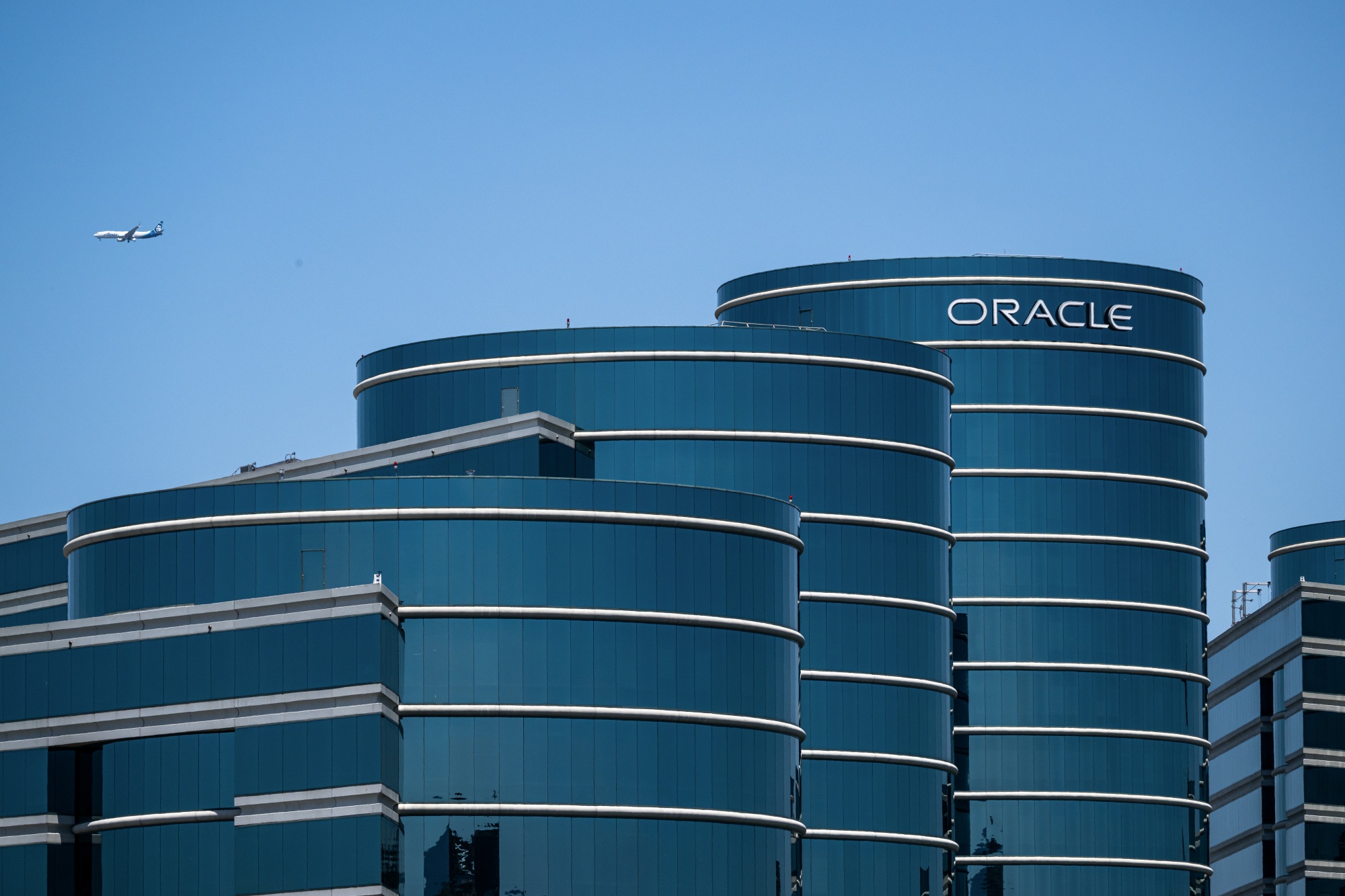 The Oracle offices in Redwood City, California.