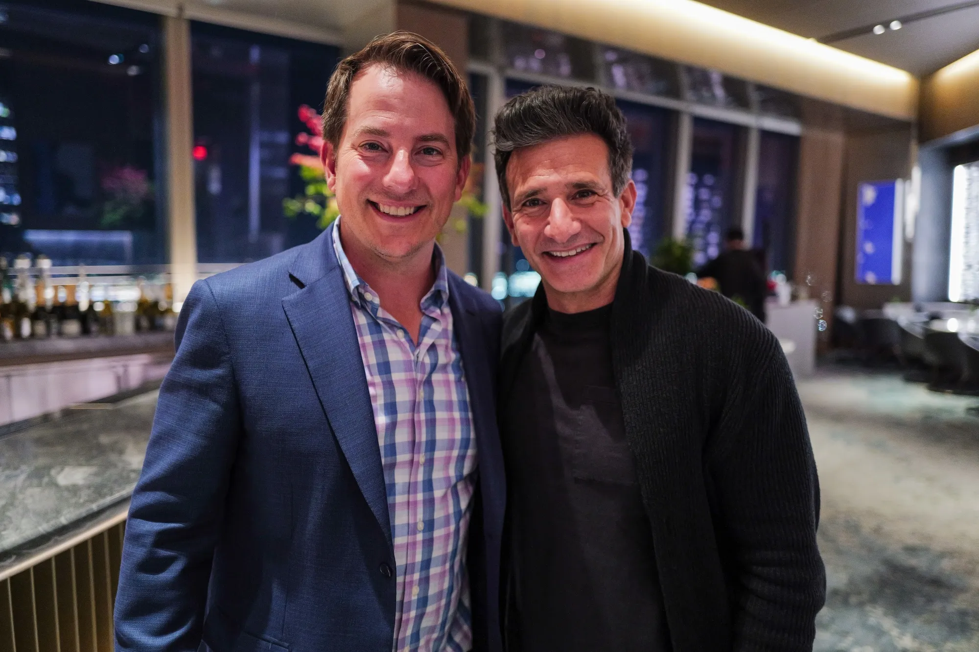 Lux Capital co-founders and partners Peter Hébert, left, and Josh Wolfe.