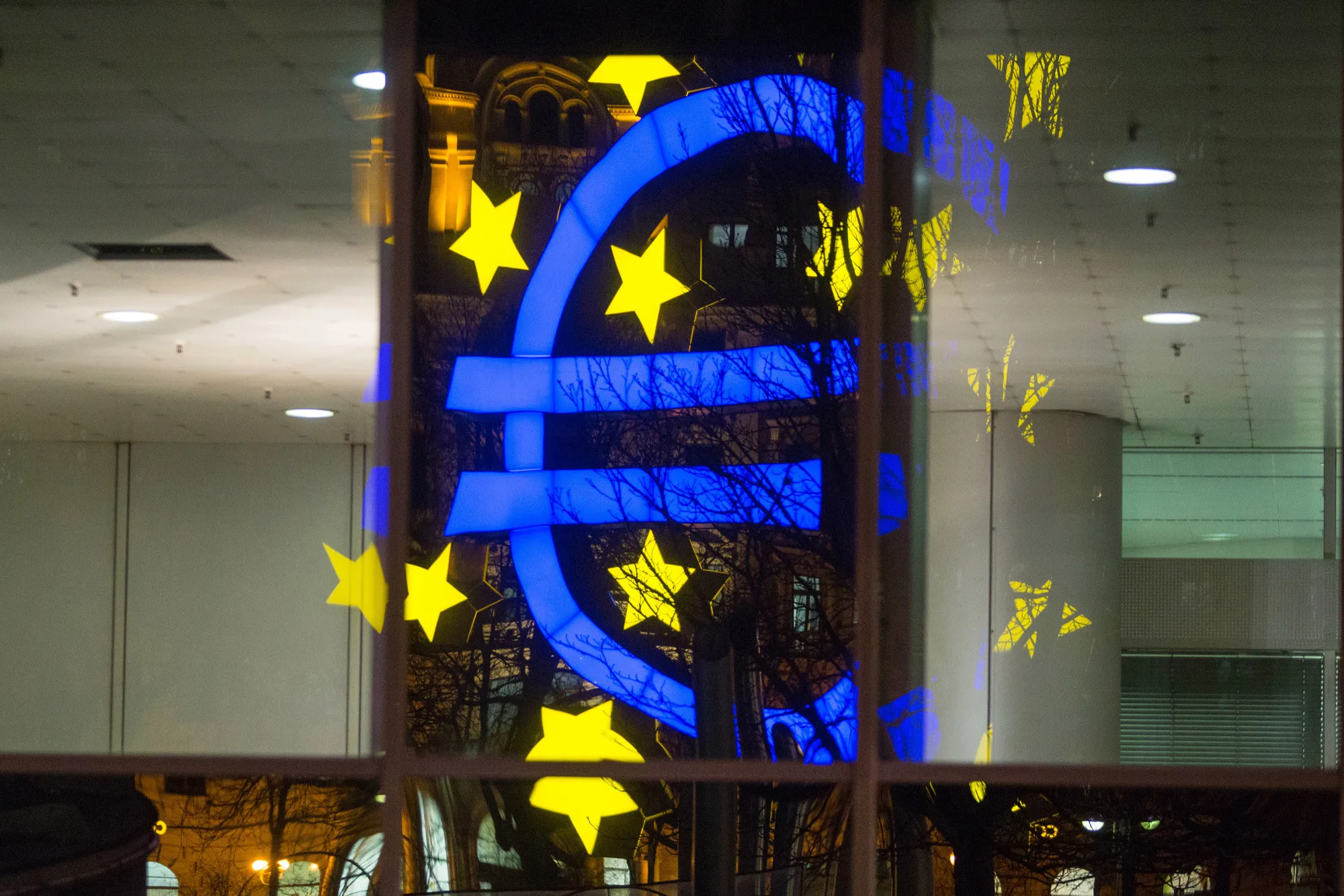 Views Of Frankfurt's Financial District As German Economy Boosted By Domestic Demand