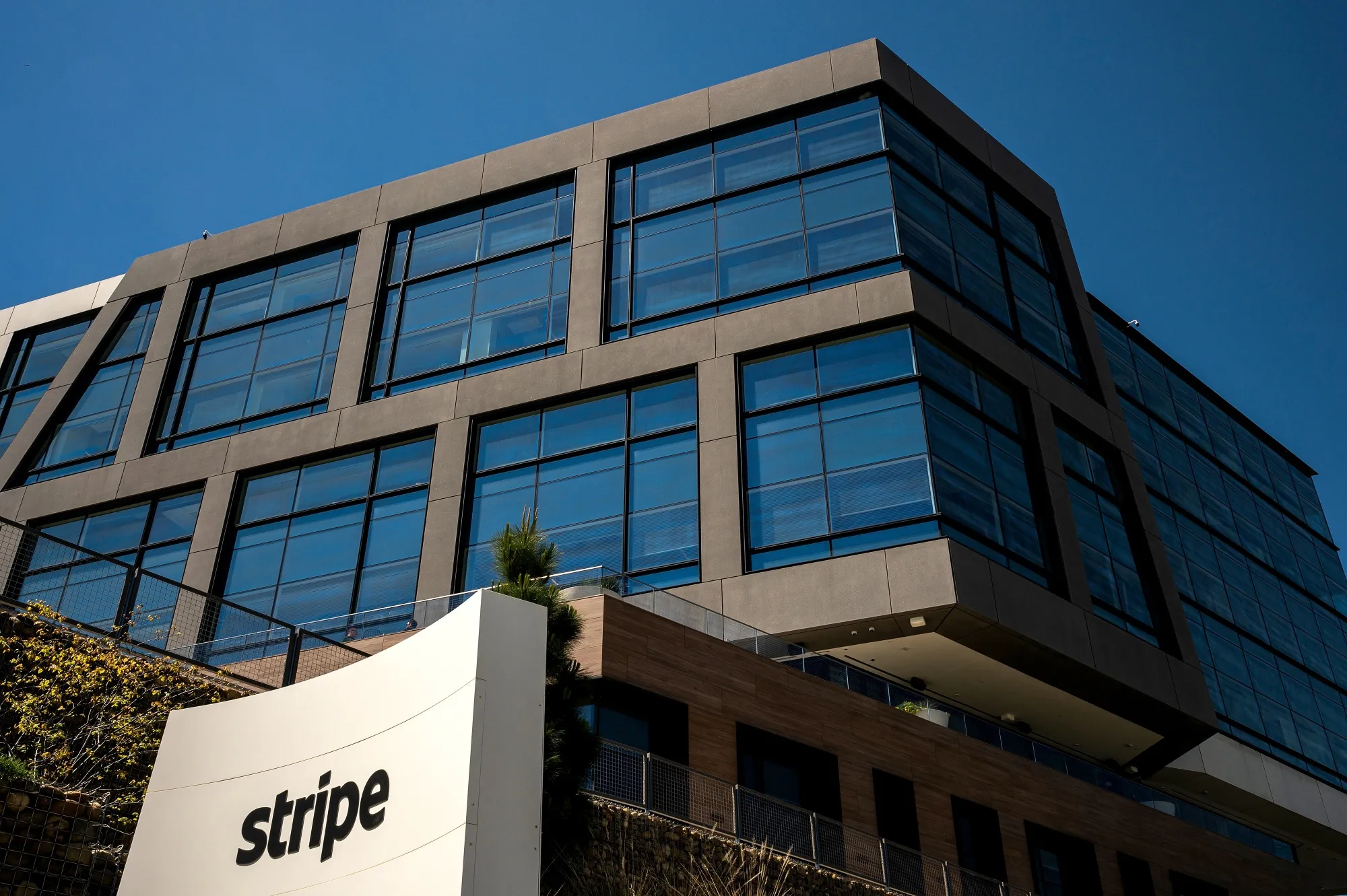 The Stripe Inc. headquarters in South San Francisco, California.
