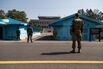 Truce Village of Panmunjom in the DMZ Ahead of North and South Korean Summit Meeting