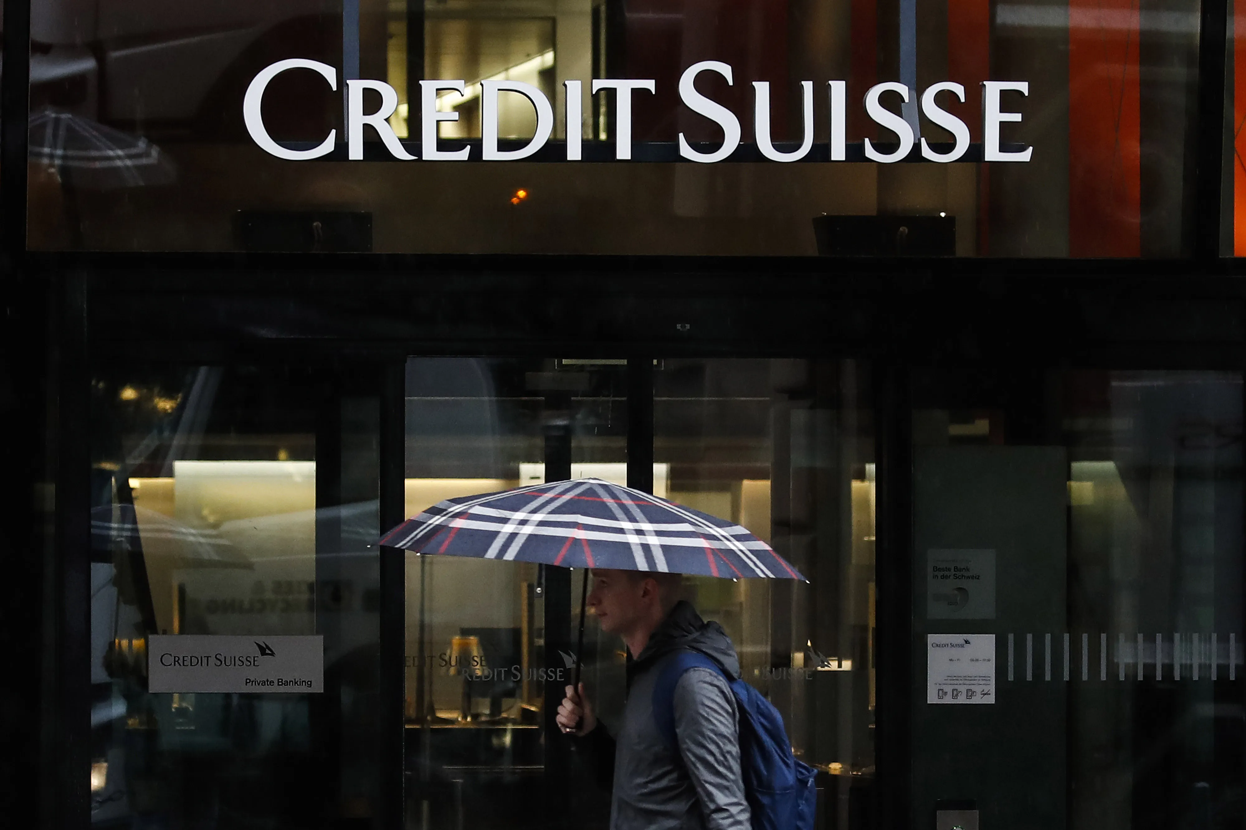 A Credit Suisse Group AG bank branch in Zurich, Switzerland.