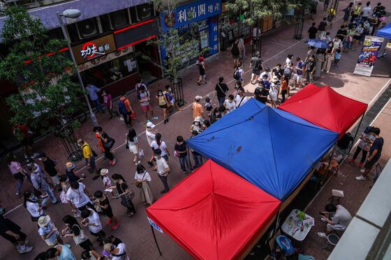 Hong Kong Arrests U.S. Citizen, Dozens More Under Security Law