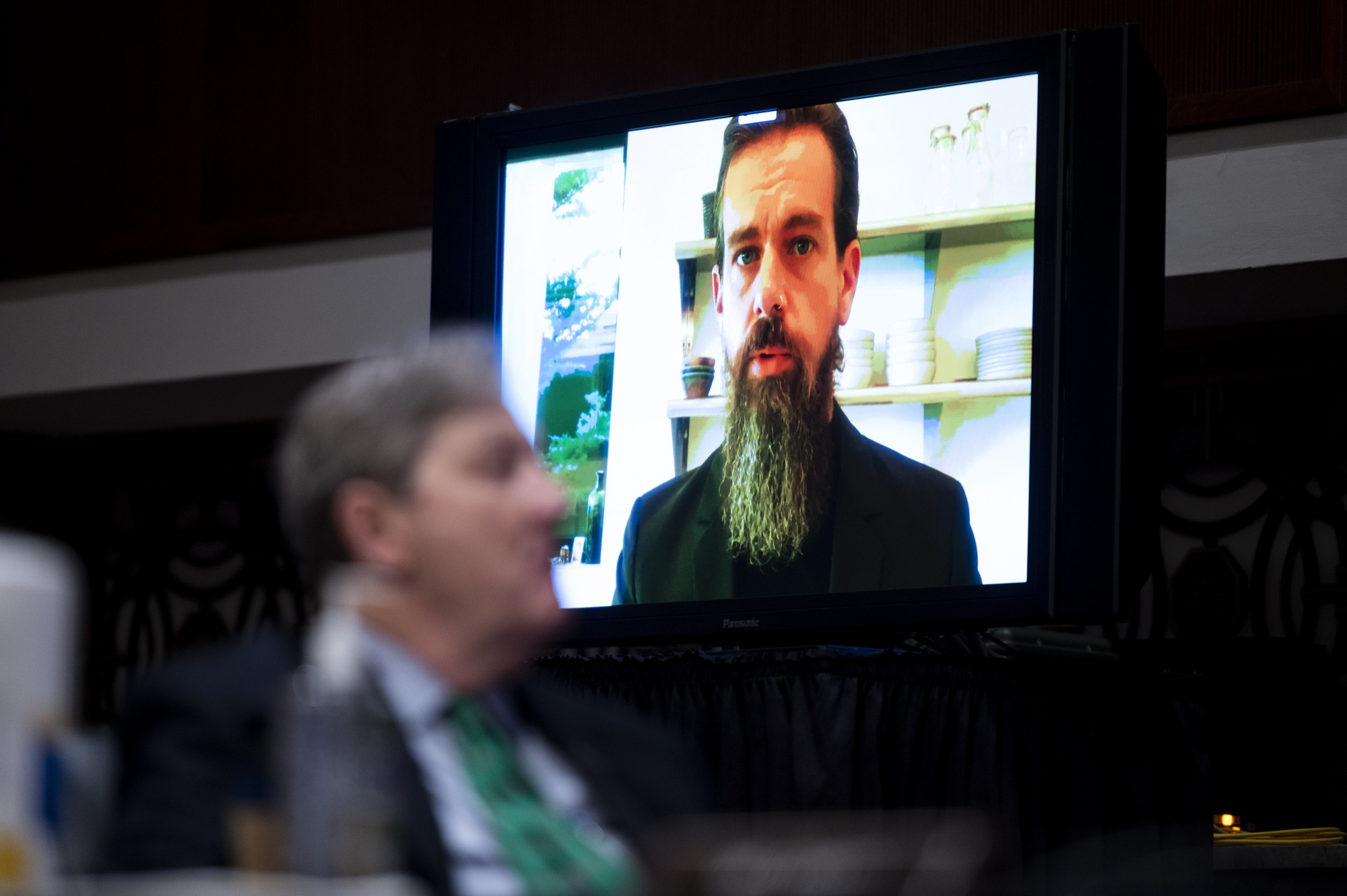 Mark Zuckerberg and Jack Dorsey testify before the Senate Judiciary Committee