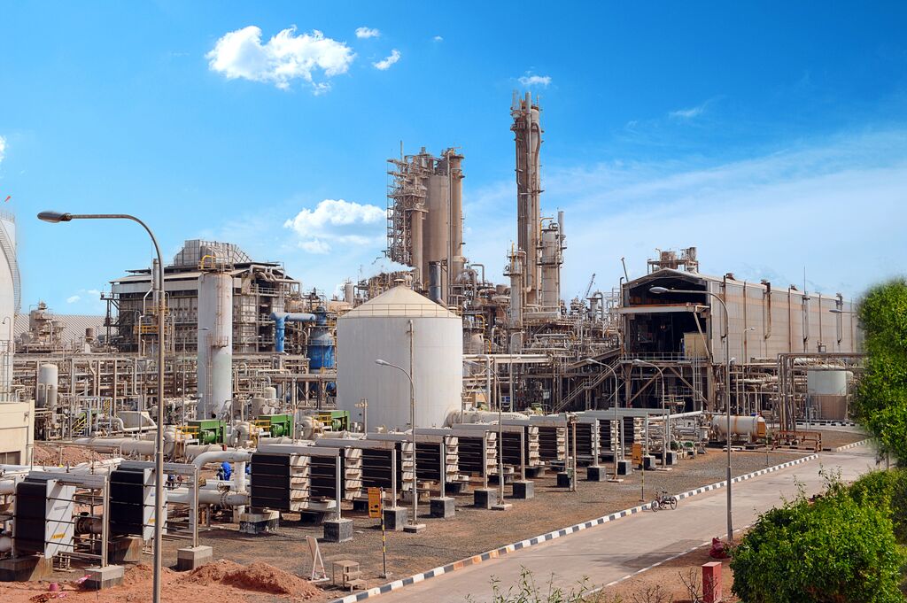 Blue ammonia production facility&nbsp;in Abu Dhabi, the energy-rich capital of the United Arab Emirates.