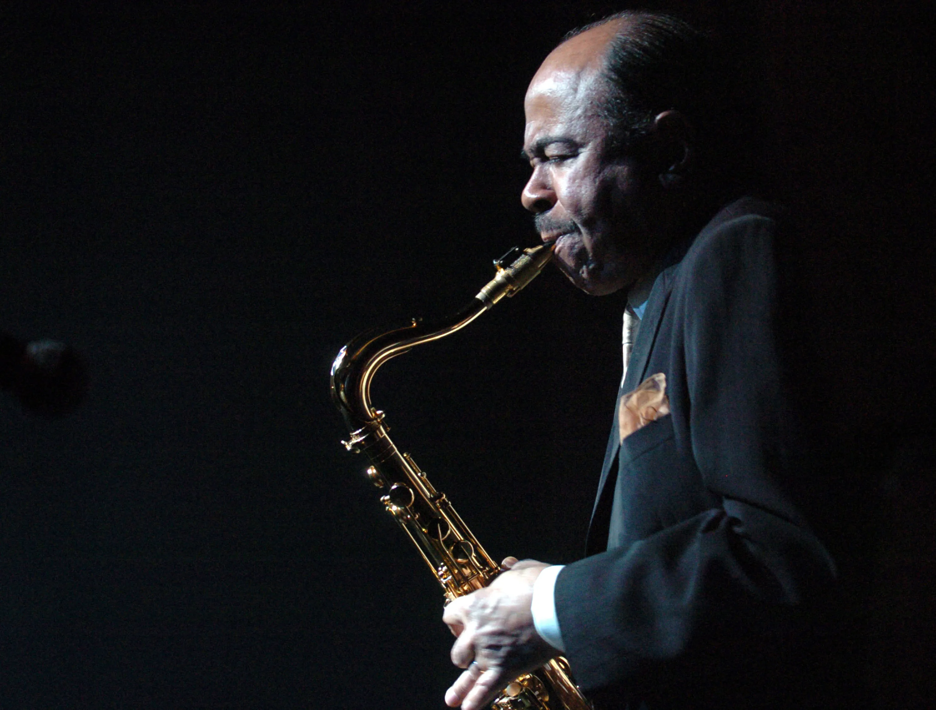Benny Golson at The Music Box at the Fonda in Hollywood. Photograph by R. Diamond/WireImage for The Recording Academy