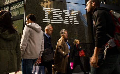 IBM Corp. Exteriors Ahead Of Earnings Figures